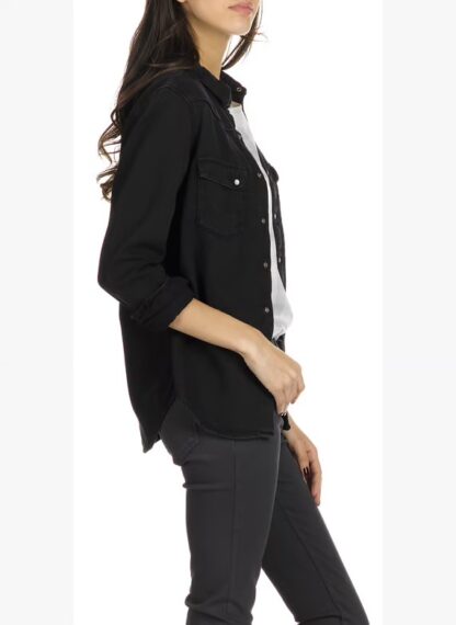 CAMISA  ACQUAVERDE NEGRA - Imagen 3