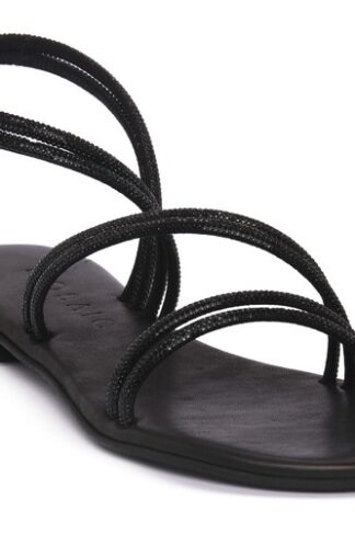 SANDALIA STRASS NEGRA