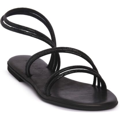 SANDALIA STRASS NEGRA