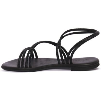 SANDALIA STRASS NEGRA - Imagen 2