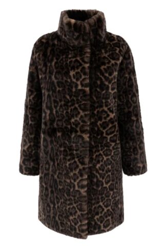 ABRIGO APPARIS BLAIR LEOPARD FAUX FUR