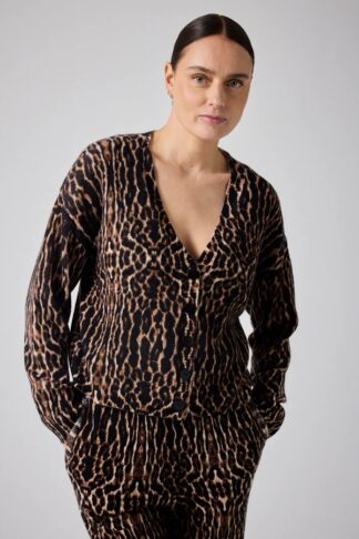 CÁRDIGAN NOT SHY LEOPARD