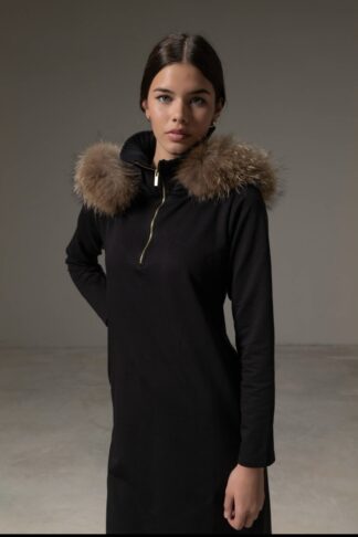 VESTIDO CASILDA&JIMENA JOGGER NEGRO